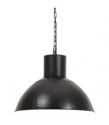 vidaXL Hanging Lamp 25 W Black Round 48 cm E27
