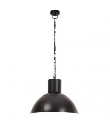 vidaXL Hanging Lamp 25 W Black Round 48 cm E27