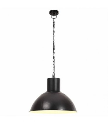 vidaXL Hanging Lamp 25 W Black Round 48 cm E27