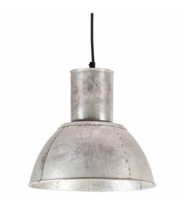 vidaXL Hanging Lamp 25 W Silver Round 28.5 cm E27