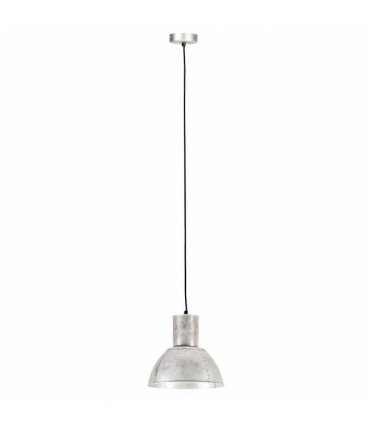 vidaXL Hanging Lamp 25 W Silver Round 28.5 cm E27