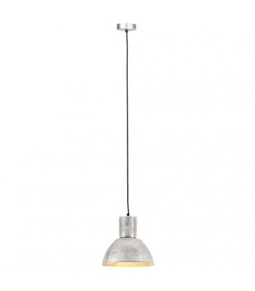 vidaXL Hanging Lamp 25 W Silver Round 28.5 cm E27
