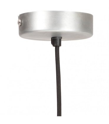 vidaXL Hanging Lamp 25 W Silver Round 28.5 cm E27