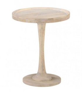 vidaXL Side Table Ø60x75 cm Solid Mango Wood