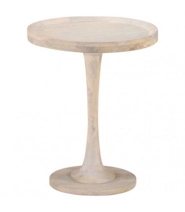 vidaXL Side Table Ø60x75 cm Solid Mango Wood