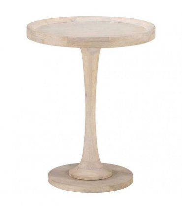 vidaXL Side Table Ø60x75 cm Solid Mango Wood