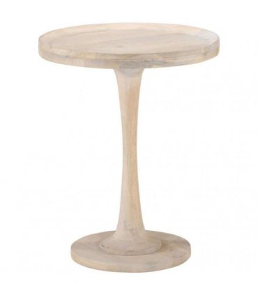 vidaXL Side Table Ø60x75 cm Solid Mango Wood
