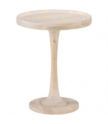 vidaXL Side Table Ø60x75 cm Solid Mango Wood