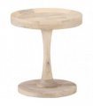 vidaXL Side Table Ø40x45 cm Solid Mango Wood