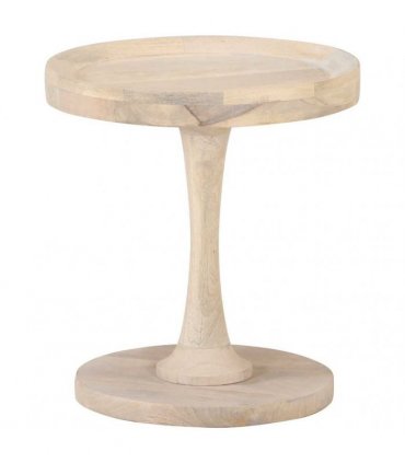 vidaXL Side Table Ø40x45 cm Solid Mango Wood