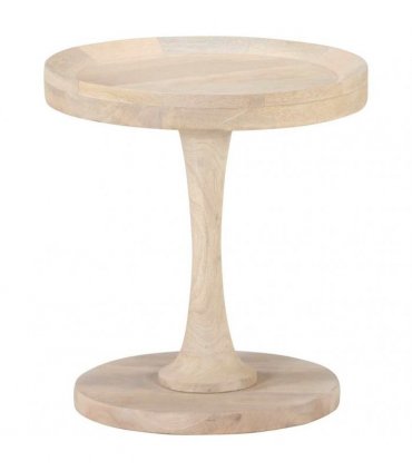 vidaXL Side Table Ø40x45 cm Solid Mango Wood