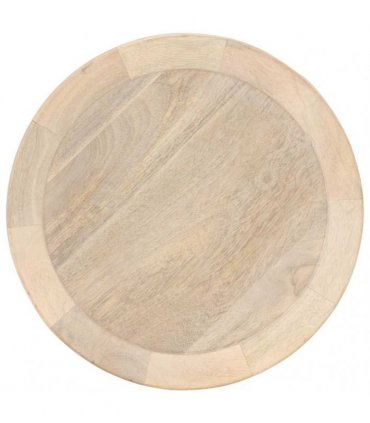 vidaXL Side Table Ø40x45 cm Solid Mango Wood