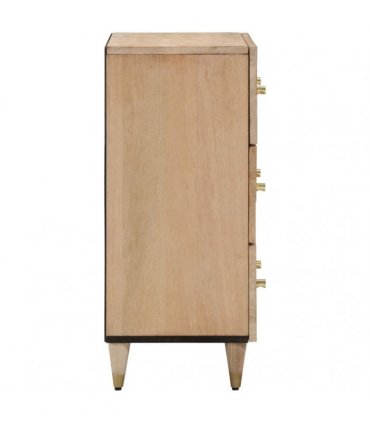 vidaXL Side Cabinets 2 pcs 60x33x75 cm Solid Wood Mango