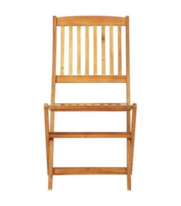 vidaXL 3 Piece Folding Garden Dining Set Solid Wood Acacia