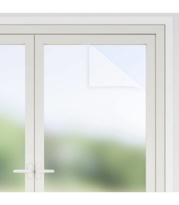 vidaXL Window Films Frosted White PVC
