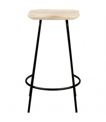 vidaXL Bar Stools 4 pcs Solid Mango Wood