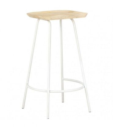 vidaXL Bar Stools 2 pcs Solid Mango Wood