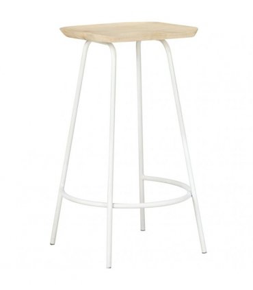 vidaXL Bar Stools 2 pcs Solid Mango Wood