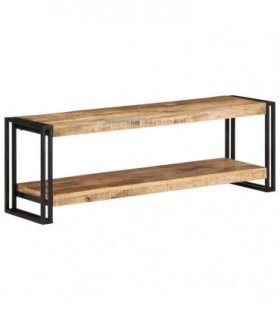 vidaXL TV Cabinet 120x30x40 cm Rough Mango Wood
