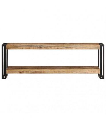 vidaXL TV Cabinet 120x30x40 cm Rough Mango Wood