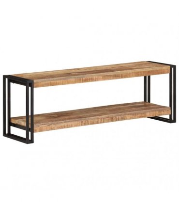 vidaXL TV Cabinet 120x30x40 cm Rough Mango Wood