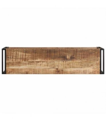 vidaXL TV Cabinet 120x30x40 cm Rough Mango Wood