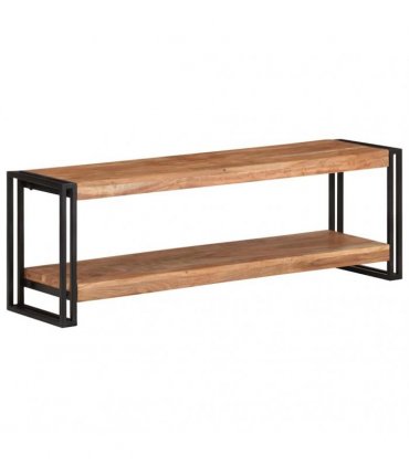 vidaXL TV Cabinet 120x30x40 cm Solid Acacia Wood