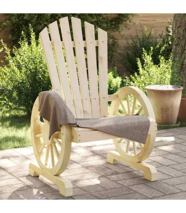 vidaXL Garden Adirondack Chairs 4 pcs Solid Wood Fir