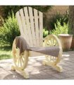 vidaXL Garden Adirondack Chairs 4 pcs Solid Wood Fir