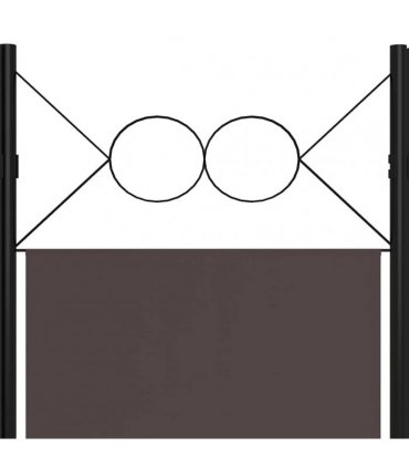 vidaXL 6-Panel Room Divider Brown 240x180 cm