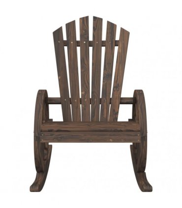 vidaXL Rocking Adirondack Chairs 2 pcs Solid Wood Fir