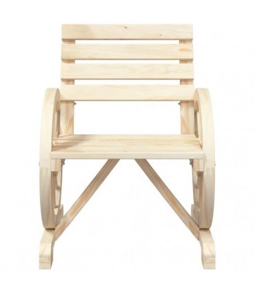 vidaXL Garden Chairs 4 pcs Solid Wood Fir