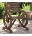 vidaXL Garden Chairs 4 pcs Solid Wood Fir