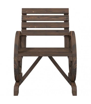 vidaXL Garden Chairs 4 pcs Solid Wood Fir