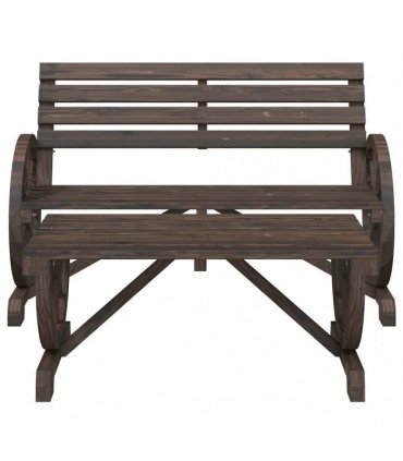 vidaXL 4 Piece Garden Lounge Set Solid Wood Fir