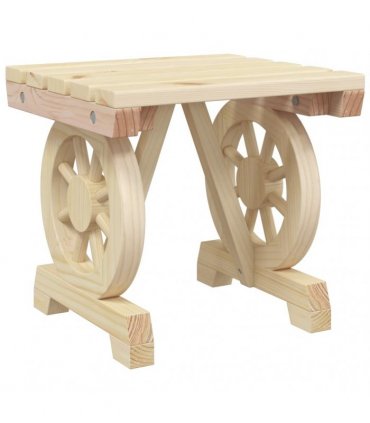 vidaXL Garden Footstools 2 pcs Solid Wood Fir