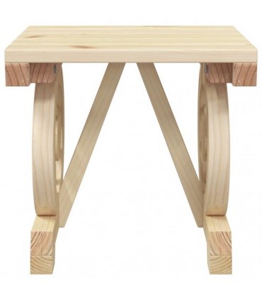 vidaXL Garden Footstools 2 pcs Solid Wood Fir