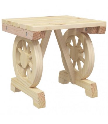 vidaXL Garden Footstools 2 pcs Solid Wood Fir