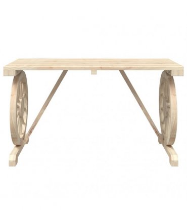 vidaXL 5 Piece Garden Dining Set Solid Wood Fir