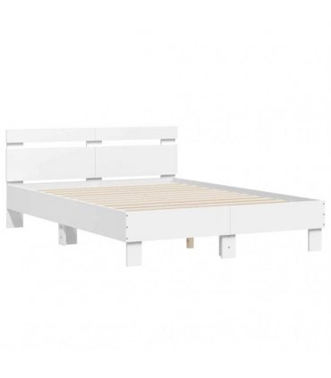 vidaXL Bed Frame without Mattress White 120x190 cm