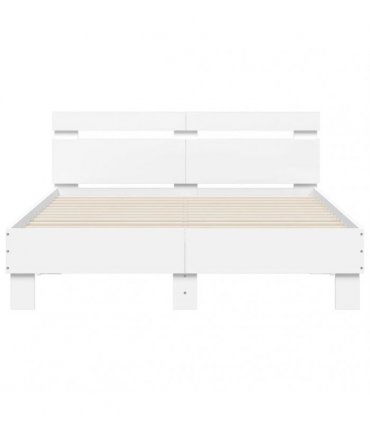 vidaXL Bed Frame without Mattress White 120x190 cm