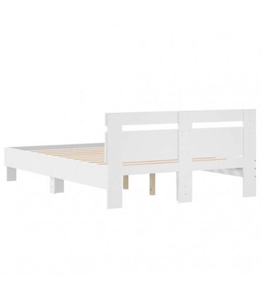 vidaXL Bed Frame without Mattress White 120x190 cm