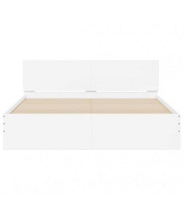 vidaXL Bed Frame without Mattress White 140x200 cm