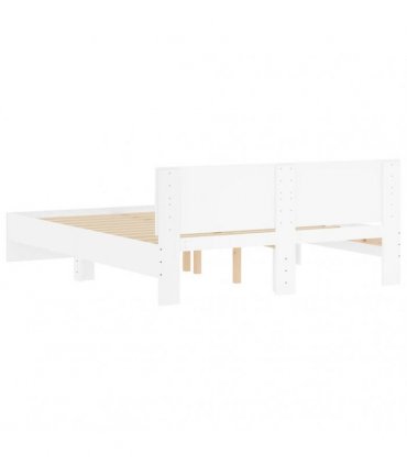 vidaXL Bed Frame without Mattress White 140x200 cm