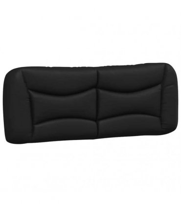 vidaXL Bed Frame without Mattress "Hvar" Black 135x190 cm Faux Leather
