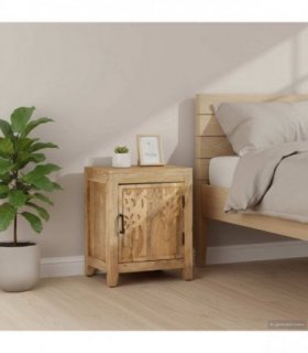 vidaXL Bedside Cabinet 40x30x50 cm Solid Mango Wood