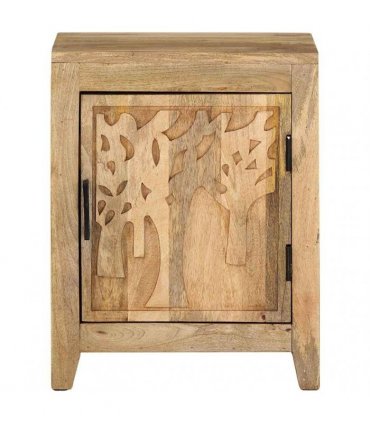 vidaXL Bedside Cabinet 40x30x50 cm Solid Mango Wood