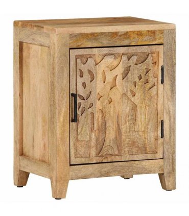 vidaXL Bedside Cabinet 40x30x50 cm Solid Mango Wood