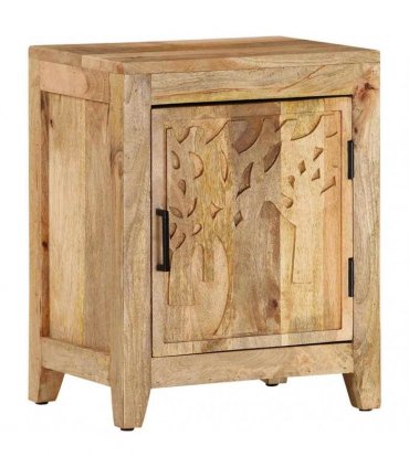 vidaXL Bedside Cabinet 40x30x50 cm Solid Mango Wood