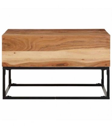 vidaXL Coffee Table 68x68x41 cm Solid Acacia Wood